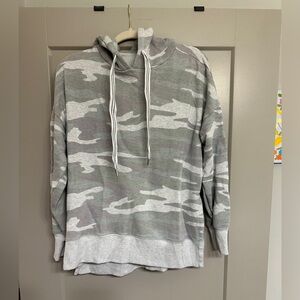 Aerie Gray Camouflage Hoodie